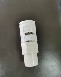 The adapter for corrugated pipe AD15.8 and PVC16 pipe white 